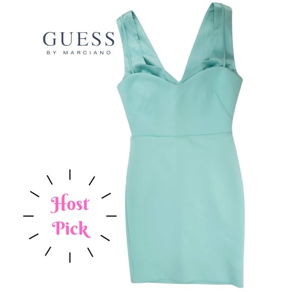 Marciano Dresses & Skirts - NEW Marciano Blue Green Mini Sleeveless Dress XS